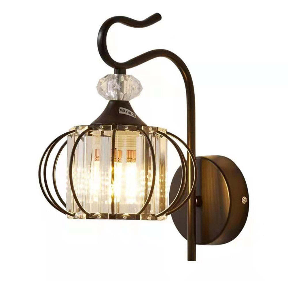 Bedroom Bedside Crystal Wall Lamp Living Room Wall Lamp
