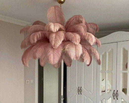 Modern Creative Feather Chandelier