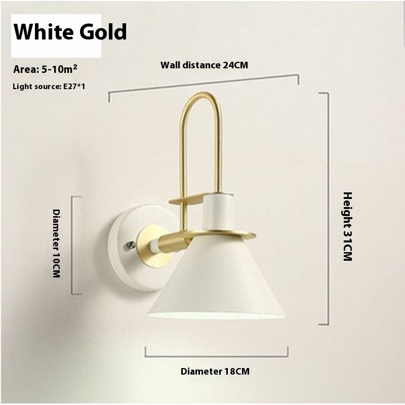 Bedside Wall Lamp Led Wall Lamp Modern Minimalist Stair Aisle Bedroom Light Engineering Wall Lamp