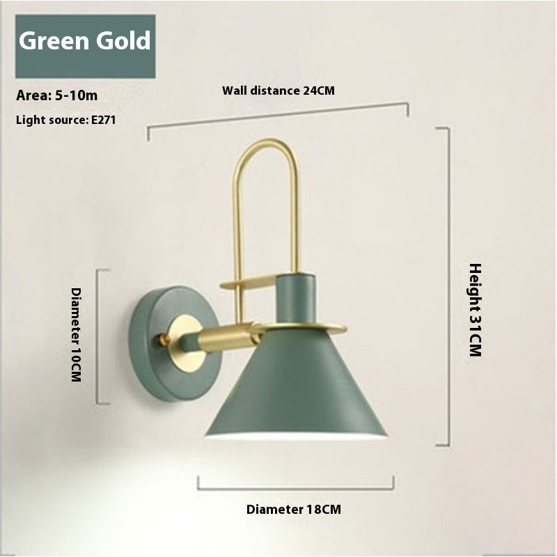 Bedside Wall Lamp Led Wall Lamp Modern Minimalist Stair Aisle Bedroom Light Engineering Wall Lamp