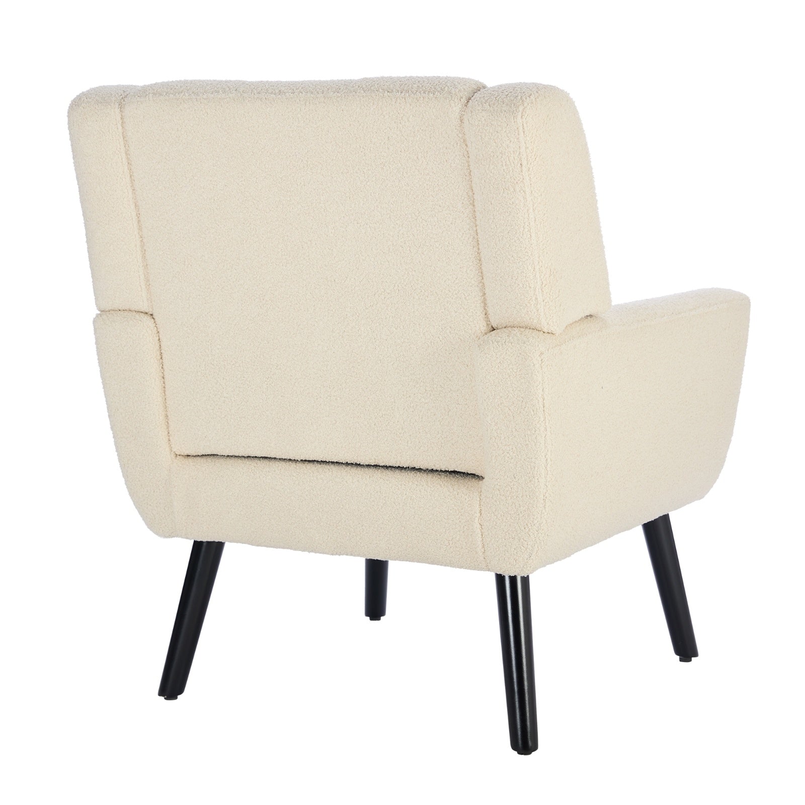 Modern Soft Teddy Material Ergonomics Accent Chair Living Room Chair Bedroom Chair Home Chair With B