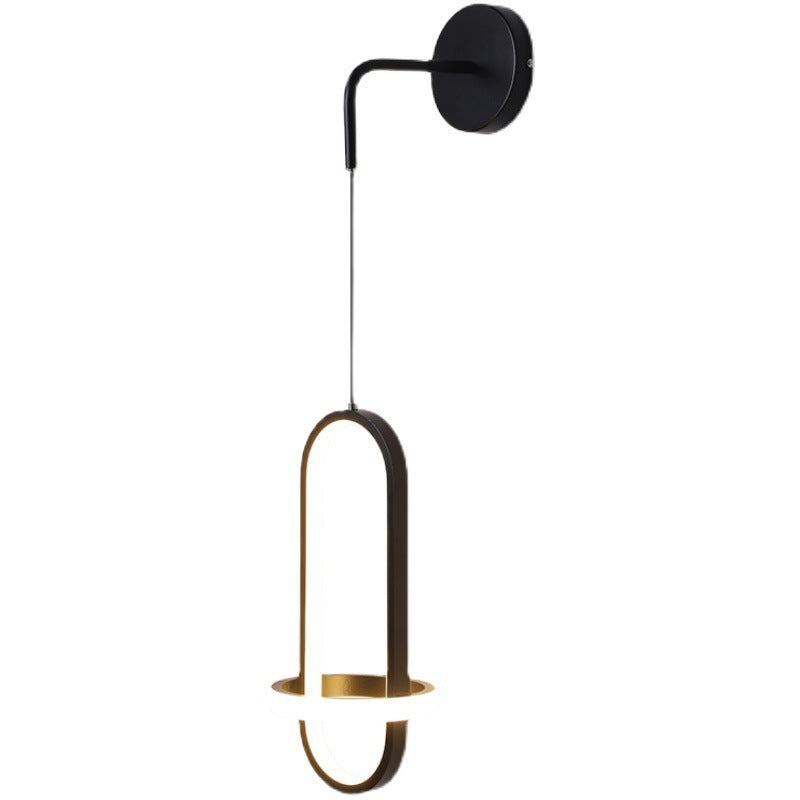 Nordic Light Luxury Wall Background Wall Bedroom Bedside Lamp